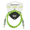 Mobilespec Hi-Vis 4Ft Aux Cable, Yellow MBSHV0402